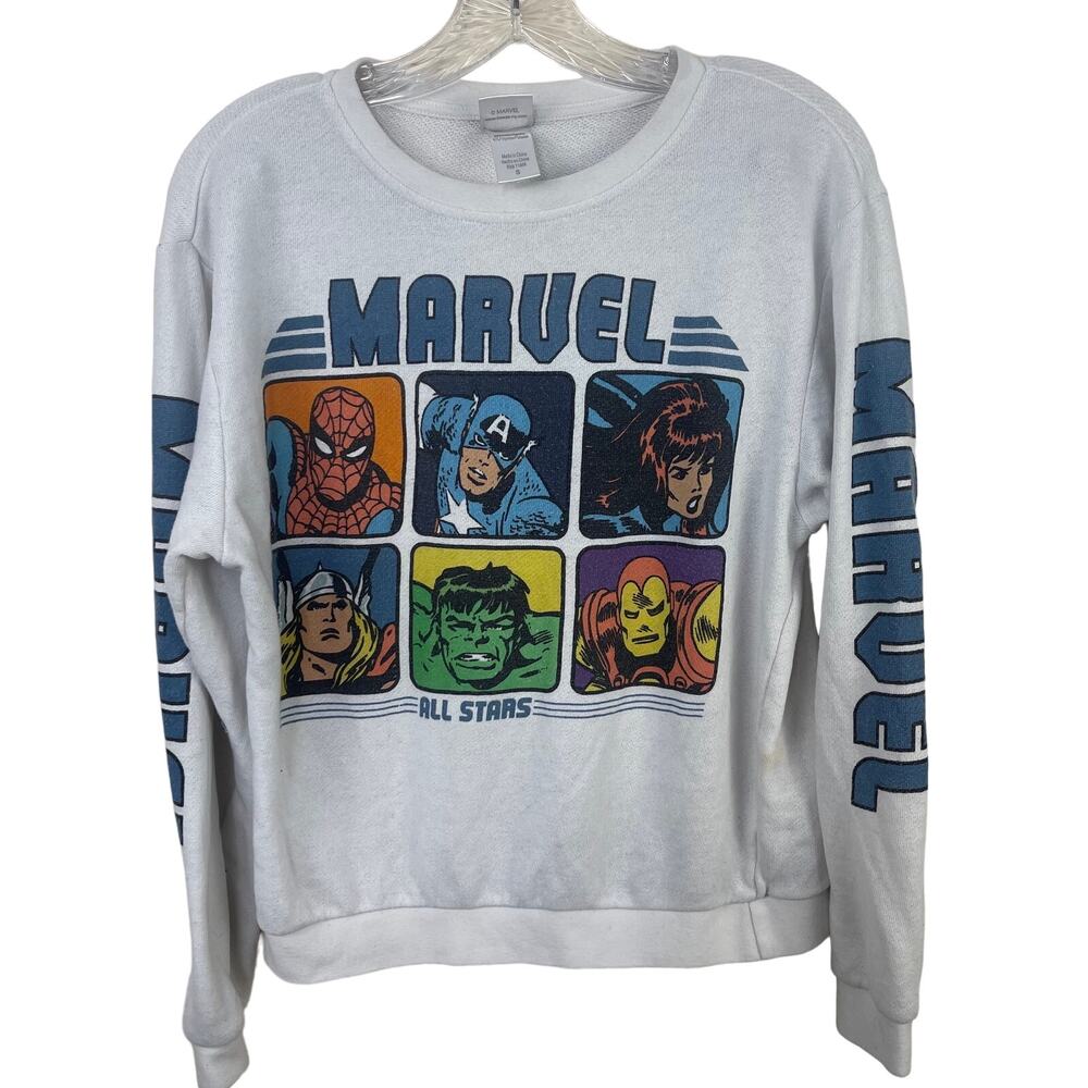 Women's Marvel All Stars Pullover Sweatshirt Small